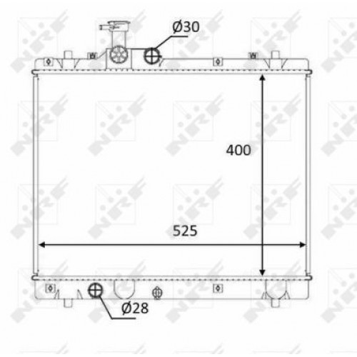 ΨΥΓΕΙΟ 1.2 ΒΕΝΖ.(40x54x16) ΜΗΧΑΝΙΚΟ (ΟΥΓΓΑΡΙΑΣ) (KOYO) SUZUKI SWIFT 2014 - 2017 KOYO 795106305