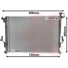 ΨΥΓΕΙΟ ΝΕΡΟΥ 2.0-2.4 ΒΕΝΖΙΝΗ ΜΗΧΑΝΙΚΟ (640x480x16) (ΚΟΡΕΑΣ) KIA SPORTAGE 2011 - 2014 ( SL ) KOYO 424106340