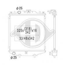 ΨΥΓΕΙΟ (32,5x34,8) (KOYO) SUZUKI ALTO 1999 - 2002 ( SH ) KOYO 065006305