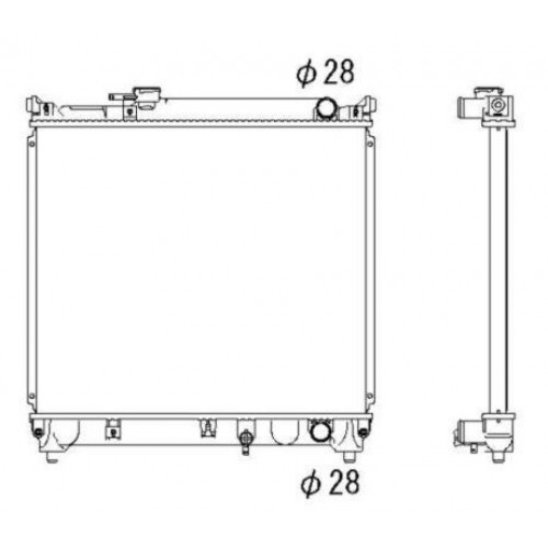 ΨΥΓΕΙΟ 1.6 16V+/-A/C(42.5x49)(ΠΑΡ.Σ/Ο) (KOYO) SUZUKI VITARA 1989 - 1993 KOYO 010006315