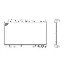 ΨΥΓΕΙΟ 2.0D4D +/-A/C 00- (37.5x70) ΚΛΕΙΣΤΟ ΚΥΚΛΩΜΑ (KOYO) TOYOTA AVENSIS 2000 - 2003 ( T220 ) KOYO 013206335