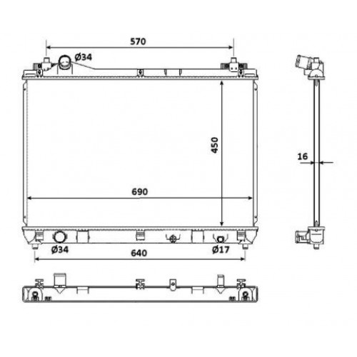 ΨΥΓΕΙΟ 1.9 DDiS (45x69x16) (KOYO) SUZUKI GRAND VITARA 2006 - 2009 ( JB ) KOYO 029306335