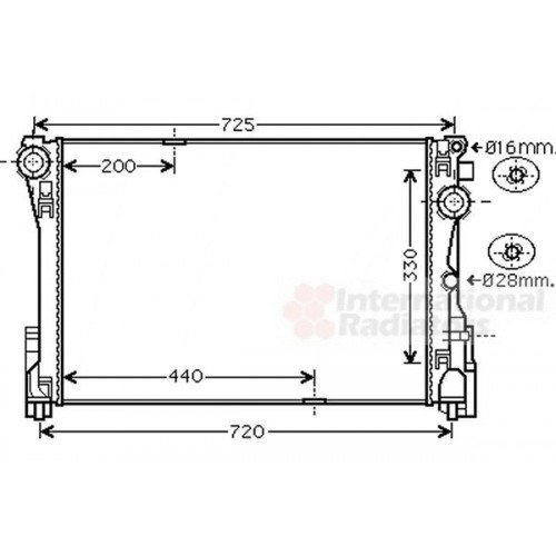 ΨΥΓΕΙΟ 1.6-1.8-2.0-2.1-3.5 (64x44x3.2) AYT. ΣΩΛ.16mm (KOYO) MERCEDES GLK CLASS 2009 - 2012 ( X204 ) KOYO 527006345