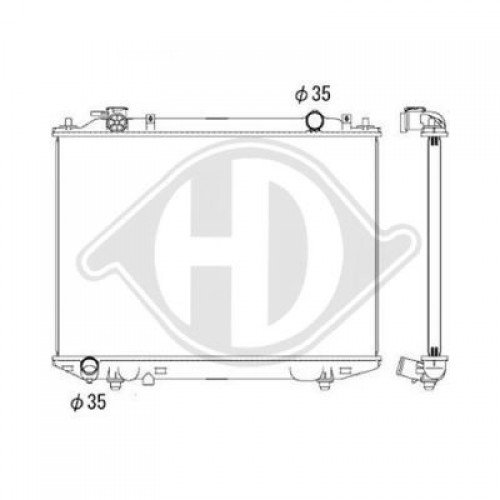 ΨΥΓΕΙΟ 2.6 ΒΕΝ-2.5 DTD +/- A/C (45x63.5x36) (KOYO) FORD RANGER 1999 - 2003 ( TU_ ) KOYO 067506305