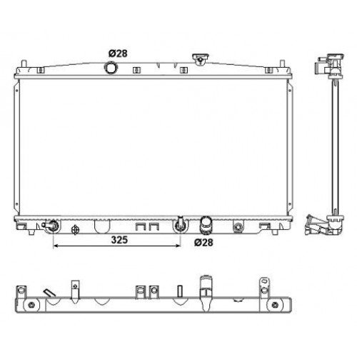 ΨΥΓΕΙΟ 1.3 i HYBRID (68x35x16) M/A (KOYO) HONDA INSIGHT 2009 - 2012 ( ZE ) KOYO 340006305