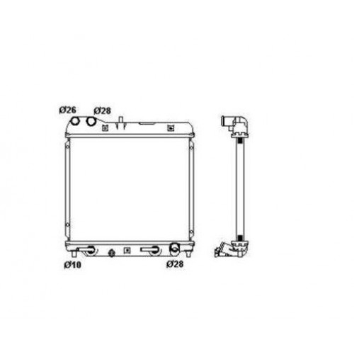 ΨΥΓΕΙΟ 1.3i 8V (32.5x37.6x25)AYTOMATO (KOYO) HONDA JAZZ 2011 - 2015 KOYO 049906325