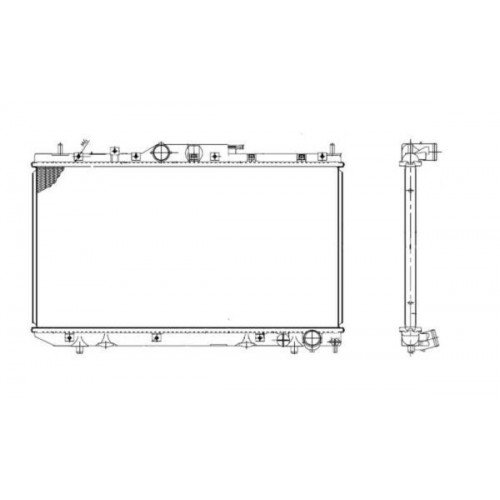 ΨΥΓΕΙΟ 2.0D4D +/-A/C 00- (37.5x70) ΚΛΕΙΣΤΟ ΚΥΚΛΩΜΑ (KOYO) TOYOTA AVENSIS 2000 - 2003 ( T220 ) KOYO 013206335