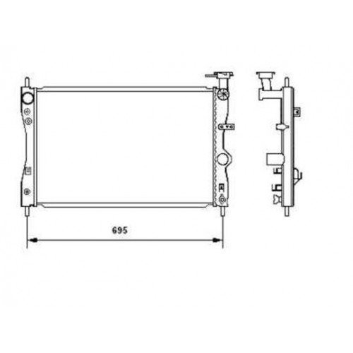 ΨΥΓΕΙΟ 1.1-1.3-1.5 M/A (64x40.5) (KOYO) SMART FORFOUR 2004 - 2015 ( 454 ) KOYO 023806305