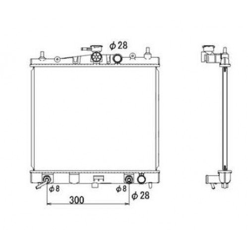 ΨΥΓΕΙΟ 1.2-1.4-1.6 ΒΕΝΖΙΝΗ (38x44.5x1.6) ΑΥΤΟΜΑΤΟ (KOYO) NISSAN MICRA 2003 - 2005 ( K12 ) KOYO 024406315