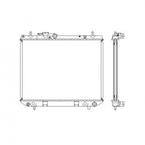 ΨΥΓΕΙΟ ΝΕΡΟΥ 1.3cc 16V+/-A/C -00 (42.5x57) (KOYO) DAIHATSU TERIOS 2000 - 2005 ( J102 ) KOYO 069006305