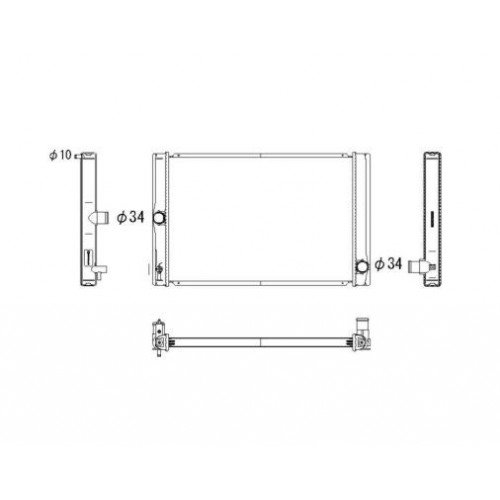 ΨΥΓΕΙΟ ΝΕΡΟΥ 1.4 D4d (55x37) (KOYO) TOYOTA AURIS 2007 - 2010 ( E150 ) KOYO 074606325