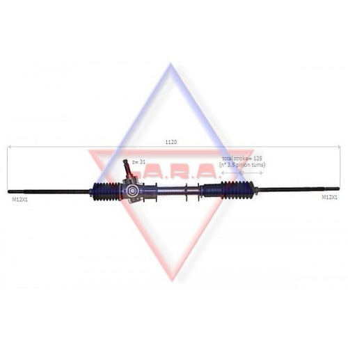 Κρεμαργιέρα & Αντλία Υδραυλικού SKODA FAVORIT 1989 - 1994 ( 781 ) LA.R.A. 330002 Κρεμαργιέρα & Αντλία Υδραυλικού SKODA FAVORIT 1989 - 1994 ( 781 ) LA.R.A. 330002