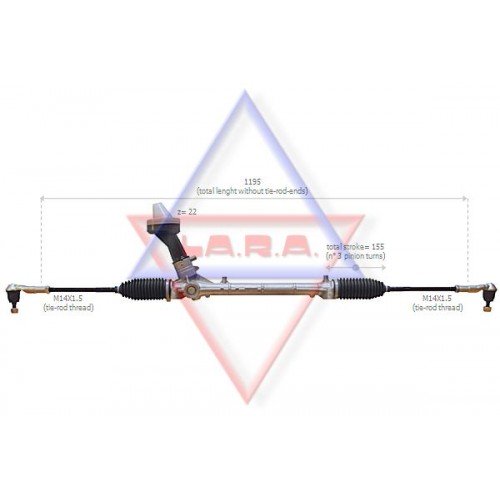 Κρεμαργιέρα & Αντλία Υδραυλικού SEAT Mii 2013 - LA.R.A. 400030 Κρεμαργιέρα & Αντλία Υδραυλικού SEAT Mii 2013 - LA.R.A. 400030