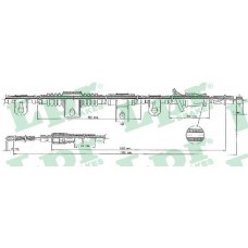 Ντίζες Χειροφρένου HYUNDAI LANTRA 1990 - 1992 ( J1 ) LPR C1383B