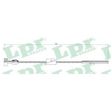 Ντίζες Χειροφρένου MAZDA 2 2003 - 2005 ( DY ) LPR C0247B