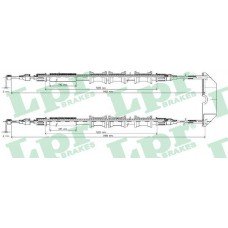 Ντίζες Χειροφρένου OPEL VECTRA 1996 - 1998 ( B ) LPR C0583B