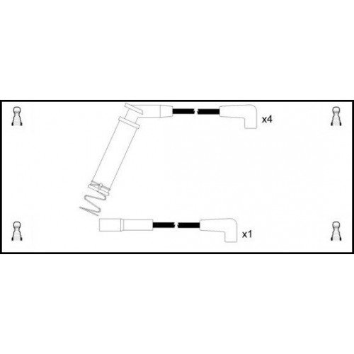 Μπουζοκαλώδιο / Εξαρτήματα Σύνδεσης OPEL ASTRA 1991 - 1994 ( F ) LUCAS LUC4585