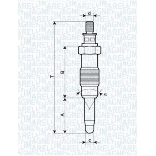 Προθερμαντήρας MERCEDES C CLASS 1993 - 1995 ( W202 ) MAGNETI MARELLI 062583003304 Προθερμαντήρας MERCEDES C CLASS 1993 - 1995 ( W202 ) MAGNETI MARELLI 062583003304