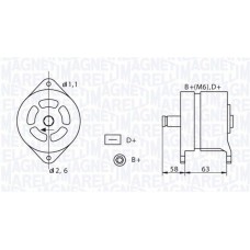 Δυναμό/Εναλλάκτης ALFA ROMEO 33 1983 - 1989 ( 905 ) MAGNETI MARELLI 063320049010