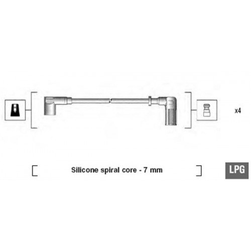 Μπουζοκαλώδιο / Εξαρτήματα Σύνδεσης FIAT CINQUECENTO 1992 - 1998 ( 170 ) MAGNETI MARELLI 941095680607
