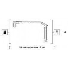 Μπουζοκαλώδιο / Εξαρτήματα Σύνδεσης OPEL CORSA 1985 - 1990 ( A ) MAGNETI MARELLI 941125190673