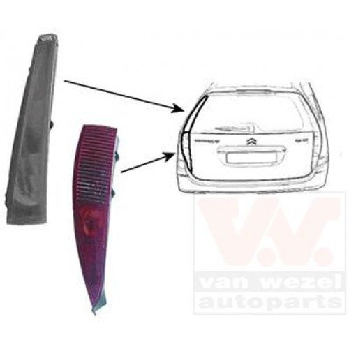 Φανάρι Πίσω CITROEN C5 2001 - 2004 ( DC ) MAGNETI MARELLI Αριστερά 019605817