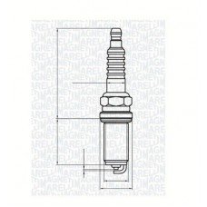 Μπουζί NISSAN MICRA 2003 - 2005 ( K12 ) MAGNETI MARELLI 062000784304