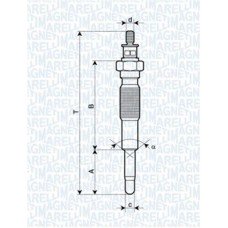 Προθερμαντήρας MAZDA 323 1986 - 1989 MAGNETI MARELLI 062900063304