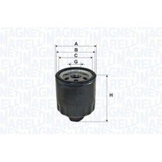 Φίλτρο λαδιού VW NEW BEETLE 2005 - 2011 ( 9C1 ) MAGNETI MARELLI 152071758732