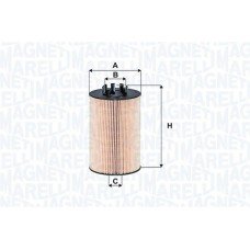 Φίλτρο λαδιού OPEL CORSA 2000 - 2004 ( C ) MAGNETI MARELLI 152071758802