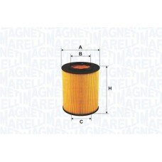Φίλτρο λαδιού VW GOLF 2008 - 2013 ( Mk6 ) MAGNETI MARELLI 153071760502