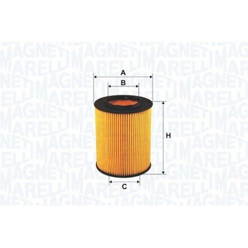 Φίλτρο λαδιού VW GOLF 2008 - 2013 ( Mk6 ) MAGNETI MARELLI 153071760502