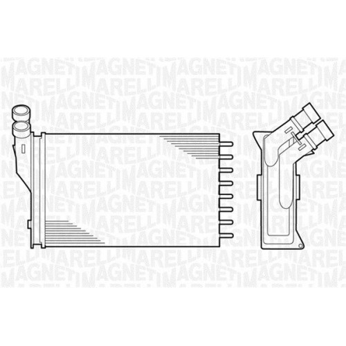 Ψυγείο Καλοριφέρ PEUGEOT 306 1993 - 1996 ( N3 ) MAGNETI MARELLI 350218222000 Ψυγείο Καλοριφέρ PEUGEOT 306 1993 - 1996 ( N3 ) MAGNETI MARELLI 350218222000