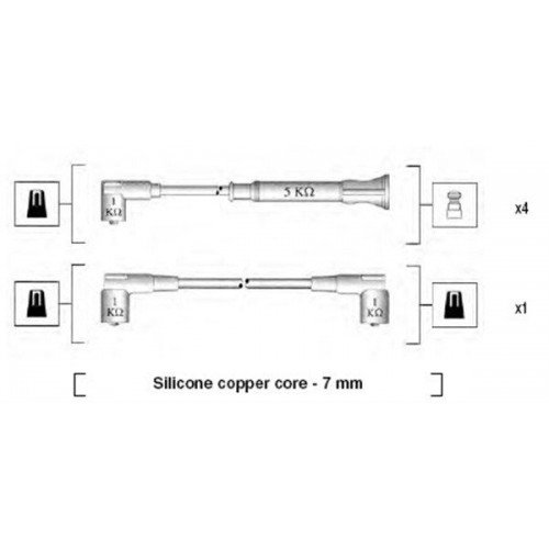 Μπουζοκαλώδιο / Εξαρτήματα Σύνδεσης BMW 3 Series 1983 - 1987 ( E30 ) MAGNETI MARELLI 941075070549