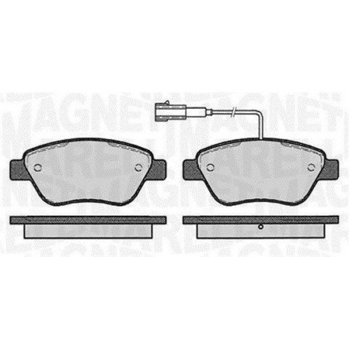 Τακάκια Σετ FIAT BRAVO 2007 - 2011 MAGNETI MARELLI 363916060126