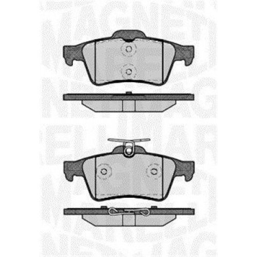 Τακάκια Σετ MAZDA 3 2004 - 2006 ( BK ) MAGNETI MARELLI 363916060243