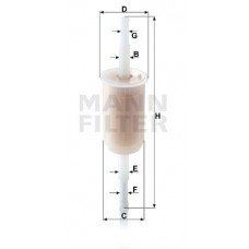 Φίλτρο καυσίμων VW GOLF 1984 - 1992 ( Mk2 ) MANN-FILTER WK 32 (10)