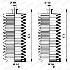 Φισούνα/Στεγανοποίηση PEUGEOT 205 1983 - 1992 ( 741 ) MOOG K150005