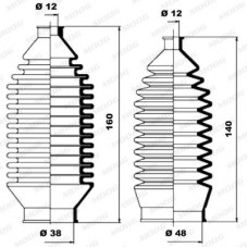 Φισούνα/Στεγανοποίηση SUZUKI BALENO 1994 - 1998 ( SY ) MOOG K150013