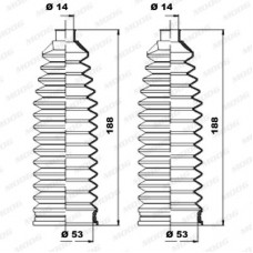 Φισούνα/Στεγανοποίηση FIAT DOBLO 2001 - 2005 ( 119 ) Combi MOOG K150216
