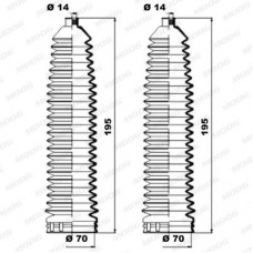 Φισούνα/Στεγανοποίηση MERCEDES S CLASS 1998 - 2002 ( W220 ) MOOG K150221