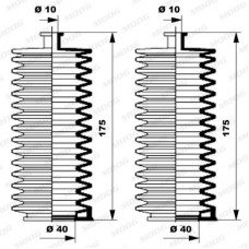 Φισούνα/Στεγανοποίηση PEUGEOT 205 1983 - 1992 ( 741 ) MOOG K150005