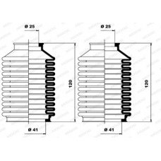 Φισούνα/Στεγανοποίηση VW GOLF 1984 - 1992 ( Mk2 ) MOOG K150024