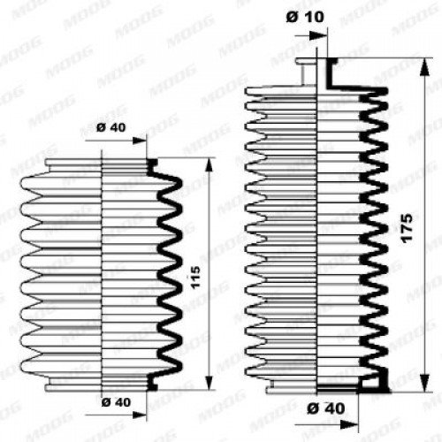 Φισούνα/Στεγανοποίηση CITROEN ZX 1991 - 1994 ( N2 ) MOOG K150045 Φισούνα/Στεγανοποίηση CITROEN ZX 1991 - 1994 ( N2 ) MOOG K150045