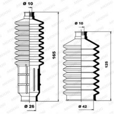 Φισούνα/Στεγανοποίηση SKODA FAVORIT 1989 - 1994 ( 781 ) MOOG K150061