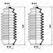 Φισούνα/Στεγανοποίηση TOYOTA STARLET 1984 - 1989 ( EP70 ) MOOG K150096