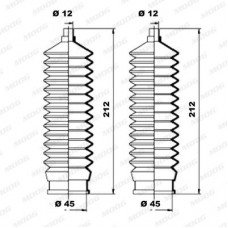 Φισούνα/Στεγανοποίηση VW LUPO 1998 - 2005 ( 6X1 - 6E1 ) MOOG K150187