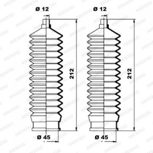 Φισούνα/Στεγανοποίηση VW LUPO 1998 - 2005 ( 6X1 - 6E1 ) MOOG K150187
