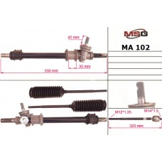 Πυξίδα διεύθυνσης/αντλία Μηχανική MAZDA 323 1990 - 1992 ( BG ) MSG MZ4001