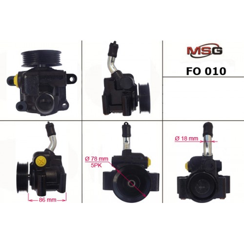 Αντλία Υδραυλικού Tιμονιού FORD FIESTA 2002 - 2005 ( Mk5a ) MSG 1227887 Αντλία Υδραυλικού Tιμονιού FORD FIESTA 2002 - 2005 ( Mk5a ) MSG 1227887